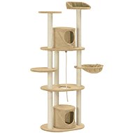 Shumee Cat scratching post with sisal posts beige 160 cm - Cat Scratcher