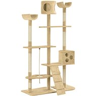 Shumee Cat scratching post with sisal posts beige 180 cm - Cat Scratcher