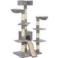 Shumee Cat scratching post with sisal posts grey 183 cm XXL - Cat Scratcher