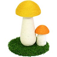 Senful Scratching post coloured mushrooms 42 × 29 cm - Cat Scratcher