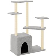 Shumee Cat scratching post 107,5 cm, light grey - Cat Scratcher