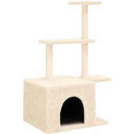 Shumee Cat scratching post 110 cm, cream - Cat Scratcher