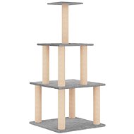 Shumee Cat scratching post 111 cm, light grey - Cat Scratcher