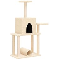 Shumee Cat scratching post 122 cm, cream - Cat Scratcher
