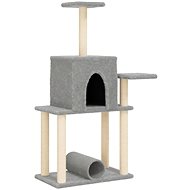 Shumee Cat scratching post 122 cm, light grey - Cat Scratcher