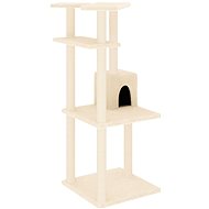 Shumee Cat scratching post 123 cm, cream - Cat Scratcher