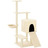 Shumee Cat scratching post 130,5 cm, cream - Cat Scratcher