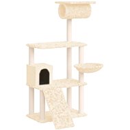Shumee Cat scratching post 131 cm, cream - Cat Scratcher