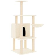 Shumee Cat scratching post 132 cm, cream - Cat Scratcher