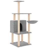 Shumee Cat scratching post 132 cm, light grey - Cat Scratcher