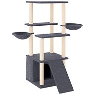 Shumee Cat scratching post 133 cm, dark grey - Cat Scratcher