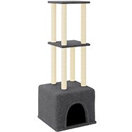 Shumee Cat scratching post 133,5 cm, dark grey - Cat Scratcher
