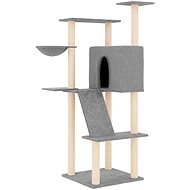 Shumee Cat scratching post 143 cm, light grey - Cat Scratcher