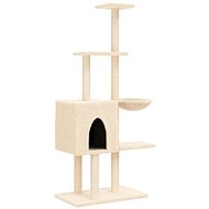 Shumee Cat scratching post 145 cm, cream - Cat Scratcher