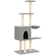 Shumee Cat scratching post 145 cm, light grey - Cat Scratcher