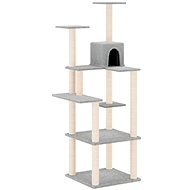 Shumee Cat scratching post 153 cm, light grey - Cat Scratcher
