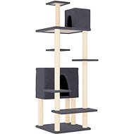 Shumee Cat scratching post 154 cm, dark grey - Cat Scratcher