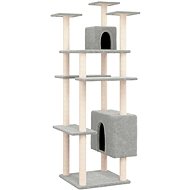 Shumee Cat scratching post 162 cm, light grey - Cat Scratcher