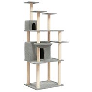 Shumee Cat scratching post 166 cm, light grey - Cat Scratcher