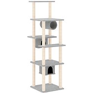 Shumee Cat scratching post 169 cm, light grey - Cat Scratcher