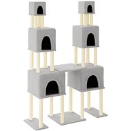 Shumee Cat scratching post 199 cm, light grey - Cat Scratcher