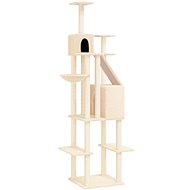 Shumee Cat scratching post 201 cm, cream - Cat Scratcher