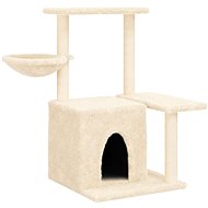 Shumee Cat scratching post 83 cm, cream - Cat Scratcher