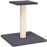 Shumee Cat scratching post with platform 38 cm, dark grey - Cat Scratcher