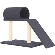 Shumee Cat scratching post with tunnel and ladder 55,5 cm, dark grey - Cat Scratcher