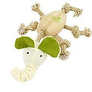 EP Wood-Cotton Toy Elephant S 17 × 29cm - Dog Toy