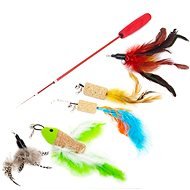 Akinu Cat Toy Rod with Feathers Set I. - Cat Toy