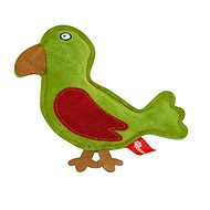 Akinu  Toy Bird, Premium Leather, Green - Dog Toy