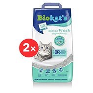 Biocat´s White Fresh Control 2 × 10kg - Cat Litter
