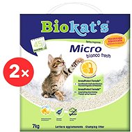 Biokat´s Micro Fresh 2 × 7l - Cat Litter