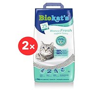 Biocat´s White Fresh Control 2 × 5kg - Cat Litter