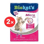 Biokat´s Micro Fresh 2 × 14 l - Cat Litter