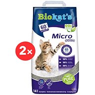 Biokat´s Micro Classic 2 × 14 l - Cat Litter