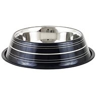 Akinu Deluxe Stainless-steel  Bowl, Black 675ml - Dog Bowl