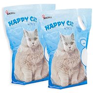 Akinu Happy Cat White 2 × 3.6l - Cat Litter