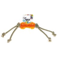 IMAC Dog Toy - Bone with String - L 41 x W 5 x H5cm - Dog Toy