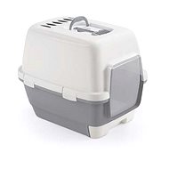 Stefanplast Cathy Clever & Smart 58 × 45 × 48 cm grey - Cat Litter Box