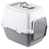 Stefanplast Cathy Comfort 58 × 45 × 48cm grey - Cat Litter Box