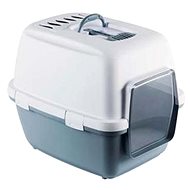 Stefanplast Cathy Comfort 58 × 45 × 48cm steel blue - Cat Litter Box