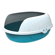 M-Pets Sherbin Blue 49.3 × 39.5 × 20.9cm - Cat Litter Box