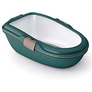 Stefanplast Furba Chic Maxi English green 69,5 × 47 × 26 cm green - Cat Litter Box