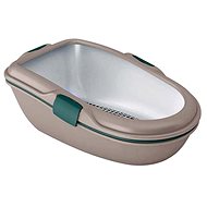 Stefanplast Furba Chic Maxi English green 69,5 × 47 × 26 cm grey - Cat Litter Box