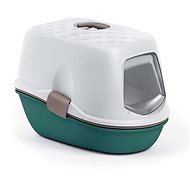 Stefanplast Furba Top Chic English green 39 × 59 × 43cm green grey - Cat Litter Box