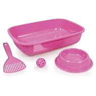 Georplast WC Welcome kitten set růžový - Cat Litter Box