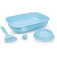 Georplast WC Welcome kitten set modrý - Cat Litter Box