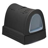 IMAC  Indoor Cat Toilet with Pull-Out Drawer 40 × 56 × 42.5cm Anthracite - Cat Litter Box